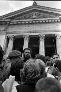 Fidel Castro en la Universidad de la Habana el 27 de noviembre de 1960 LIBORIO NOVAL