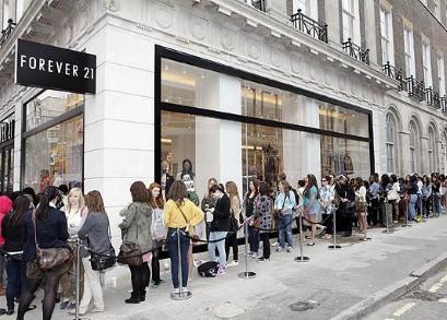 FOREVER 21 YA ESTÁ EN LONDRES