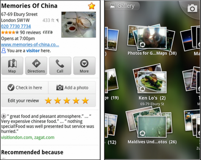 Google Maps 5.8.0, sube fotos y crea nuevos lugares