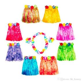 Falda Hawaiana Para Nina