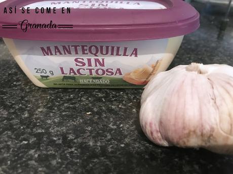 Mantequilla de ajos asados