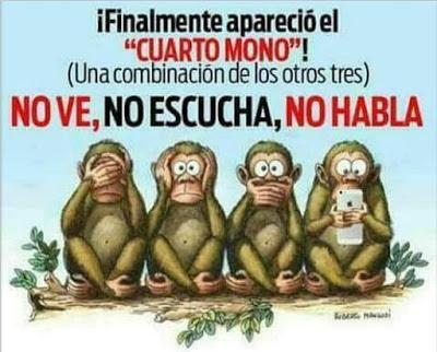 Meme de los tres monos Meme tres monos, uso abusivo móvil, Tailandia, La vuelta al mundo de Asun y Ricardo, vuelta al mundo, round the world, mundoporlibre.com