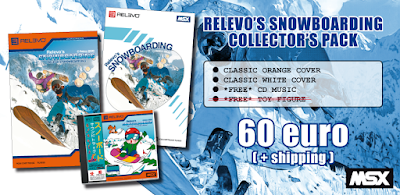 El cartucho de Relevo's Snowboarding para MSX ya puede reservarse