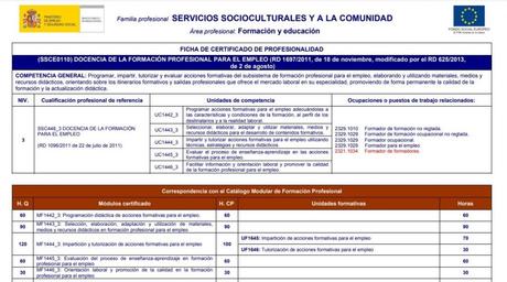 Como obtener el certificado de profesionalidad Como obtener el certificado de profesionalidad