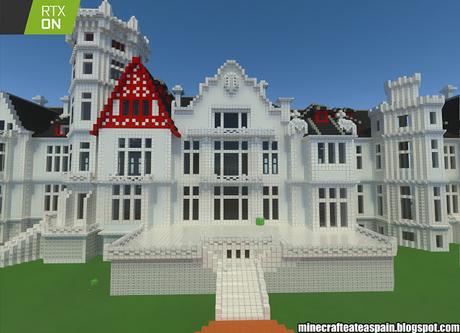 Minecrafteate en RTX, Nº29: Replica del Palacio de la Magdalena de Santander, España.