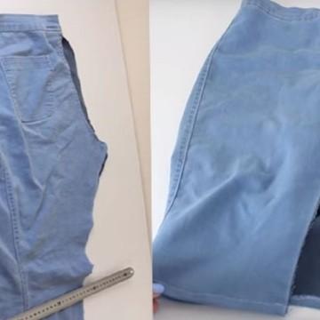 Transformar Un Pantalon En Una Falda