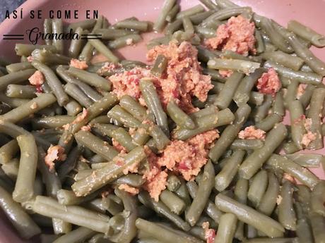 Sorpresas de judías verdes a la andaluza. Juego de blogueros 2.0 Sorpresas de judías verdes a la andaluza. Juego de blogueros 2.0