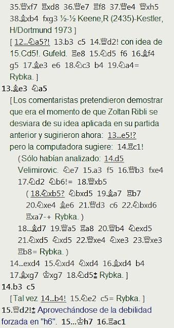Grandes combates canarios (16) - Stein vs Ribli, Las Palmas (7) 1973 Grandes combates canarios (16) - Stein vs Ribli, Las Palmas (7) 1973