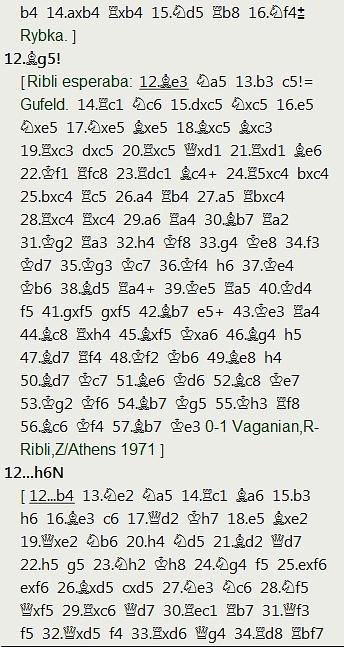 Grandes combates canarios (16) - Stein vs Ribli, Las Palmas (7) 1973 Grandes combates canarios (16) - Stein vs Ribli, Las Palmas (7) 1973