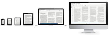 El concepto de página de los ebooks: una idea a desterrar Diferentes tamaños de pantallas en las que se puede leer un ebook.