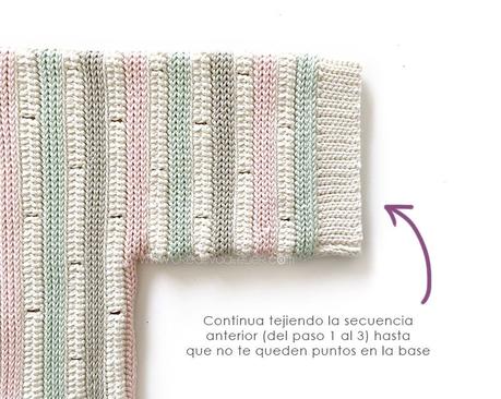 Cómo tejer la chaqueta STRIPY de Crochet para bebé y niña - patrón y Tutorial