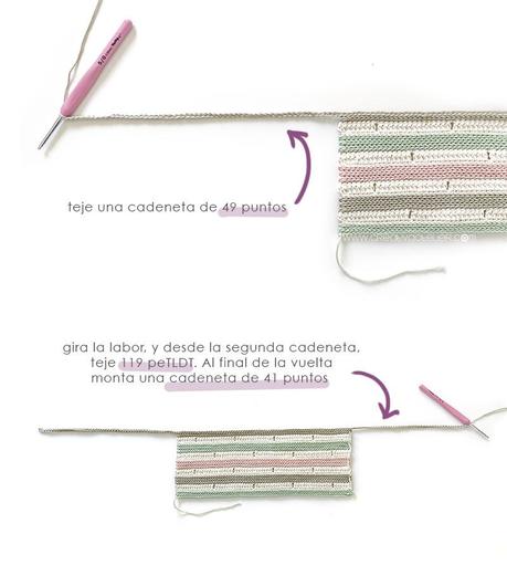 Cómo tejer la chaqueta STRIPY de Crochet para bebé y niña - patrón y Tutorial