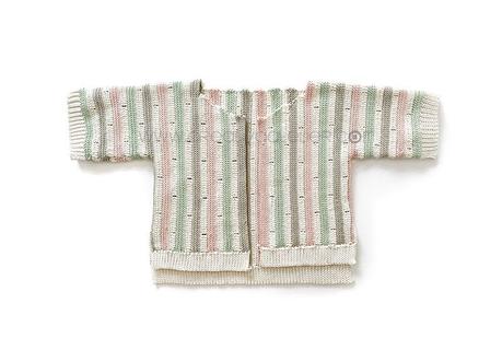 Cómo tejer la chaqueta STRIPY de Crochet para bebé y niña - patrón y Tutorial