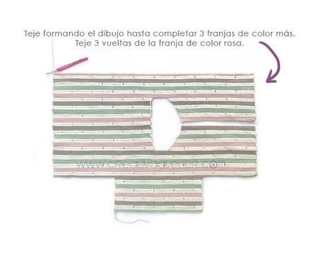 Cómo tejer la chaqueta STRIPY de Crochet para bebé y niña - patrón y Tutorial