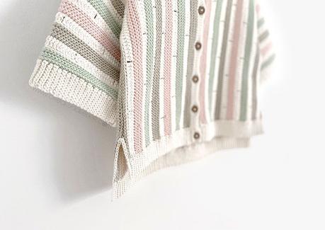 Cómo tejer la chaqueta STRIPY de Crochet para bebé y niña - patrón y Tutorial