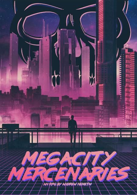 Megacity Mercenaries, de Miniroll Games: Cyberpunk y satanismo (!)