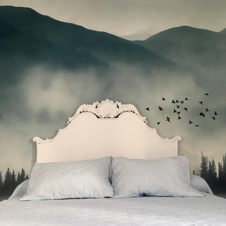 papel pintado dormitorio matrimonio