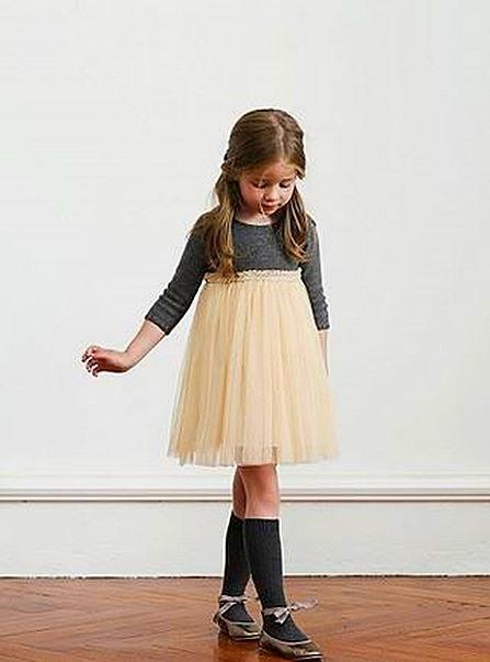 Falda Tul Beige Nina