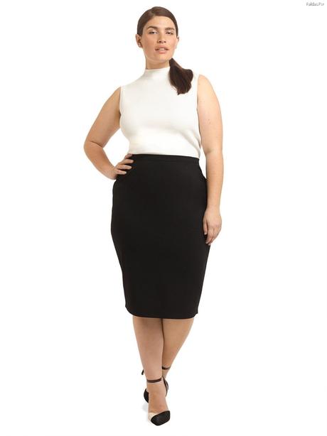 Combinar Falda Negra Tubo Larga