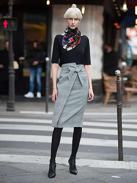 Combinar Falda Negra Tubo Larga