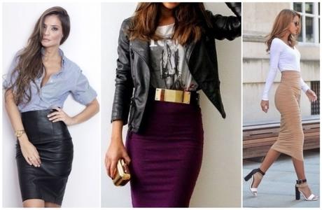 Combinar Falda Negra Tubo Larga