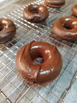 Donuts veganos doble chocolate