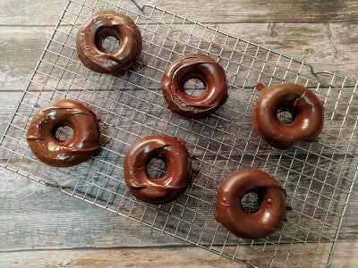 Donuts veganos doble chocolate