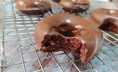 Donuts veganos doble chocolate