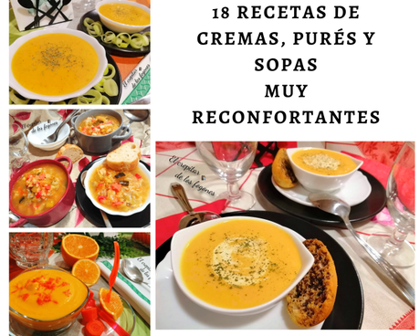 18 RECETAS DE CREMAS, PURÉS Y SOPAS MUY RECONFORTANTES 18 RECETAS DE CREMAS, PURÉS Y SOPAS MUY RECONFORTANTES