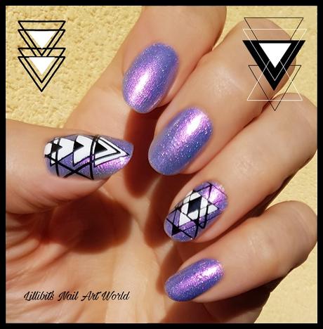 Reto Uñitas Unidas septiembre 2020: Lila + Geométrico