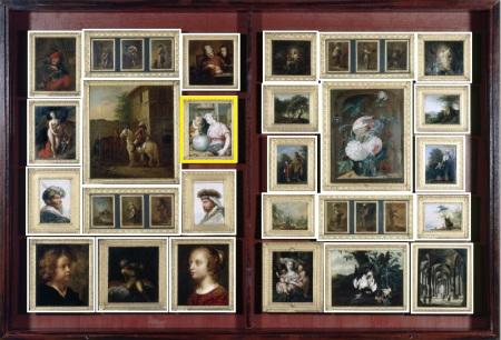 Miniatura alegórica de la Geometría en Fráncfurt