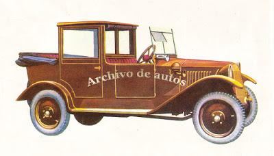 Tatra T11 en su versión taxi de 1925