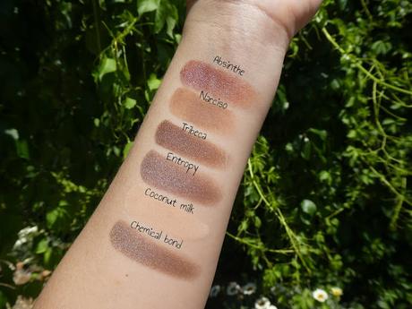 Sombras de Nabla: swatches y mi opinión
