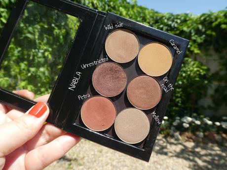 Sombras de Nabla: swatches y mi opinión