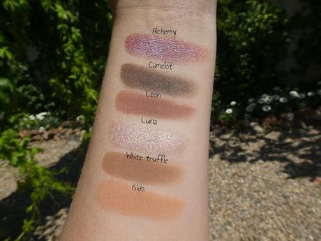 Sombras de Nabla: swatches y mi opinión