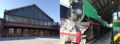 Visita al museo del ferrocarril de Madrid