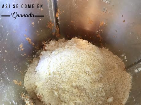 Pizza de garbanzos y espinacas sin gluten