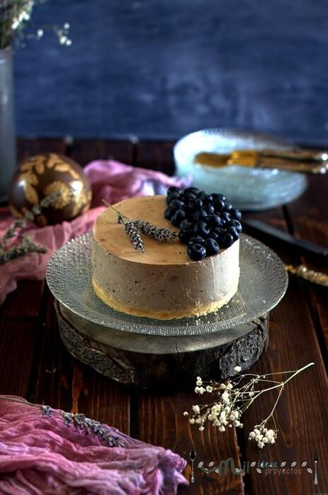 receta-tarta-mousse-arandanos-sin-azucar-sin-horno TARTA MOUSSE DE ARÁNDANOS SIN AZÚCAR Y SIN HORNO