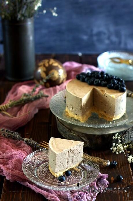receta-tarta-mousse-arandanos-sin-azucar-sin-horno TARTA MOUSSE DE ARÁNDANOS SIN AZÚCAR Y SIN HORNO