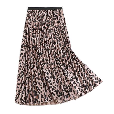 Falda Larga Estampado Leopardo