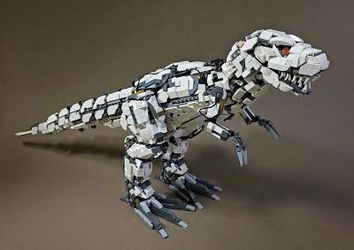La fauna pretérita con piezas de Lego® de Mitsuru Nikaido