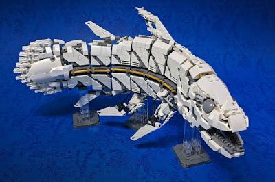 La fauna pretérita con piezas de Lego® de Mitsuru Nikaido