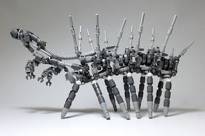 La fauna pretérita con piezas de Lego® de Mitsuru Nikaido