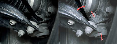 Comprobación de rótulas Comprobación de rótulas