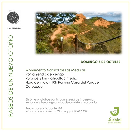 Planes para el fin de semana en el Bierzo. 2 al 4 de octubre 2020