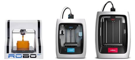 Impresoras 3D Robo R1+, C2 y R2