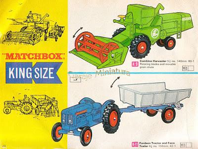 Catálogo Matchbox King Size de 1969