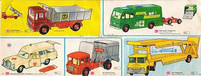 Catálogo Matchbox King Size de 1969 Catálogo Matchbox King Size de 1969