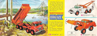 Catálogo Matchbox King Size de 1969