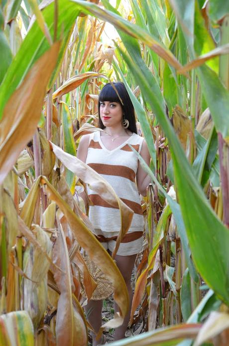 Dos piezas de rayas de Shein Dos piezas de rayas de Shein